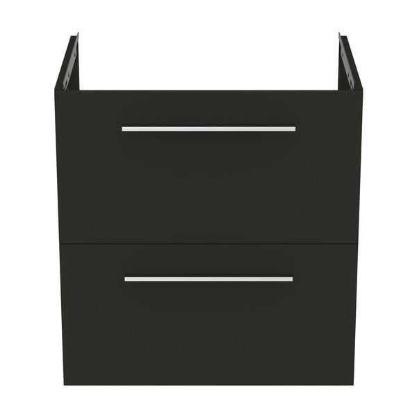 Antracitno siva stenska omarica za pod umivalnik 60x63 cm i.Life A – Ideal Standard