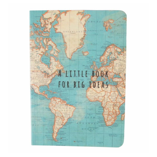 Sass & Belle Vintage Map Notebook