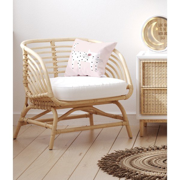 Otroška blazina iz bombažnega satena 45x45 cm Meow Meow – Butter Kings-image-1