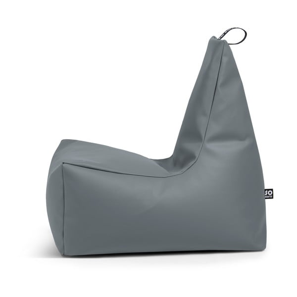 Temno modra vreča za sedenje iz umetnega usnja Icy XL – So Soft?-image-2