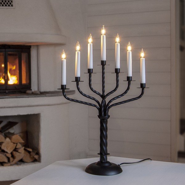 Črna božična svetlobna dekoracija Bore – Star Trading-image-1