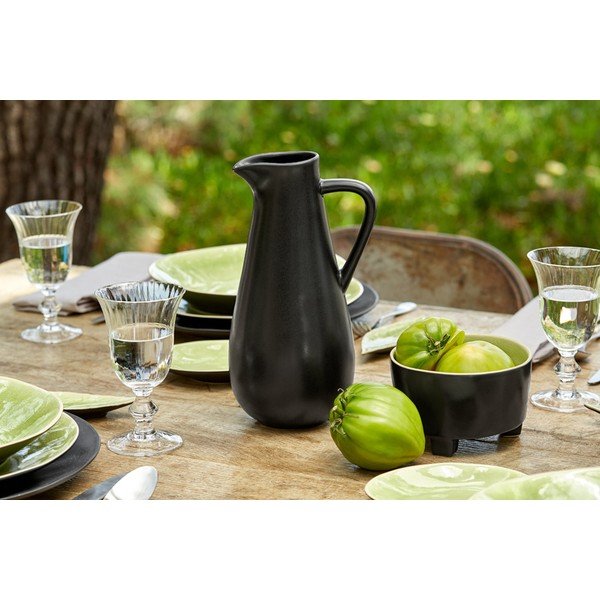 Svetlo zeleno-črna keramična skleda Costa Nova Riviera, ⌀ 14 cm-image-2