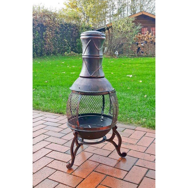 Zunanje ognjišče iz litega železa ø 50 cm – Garden Pleasure-image-3