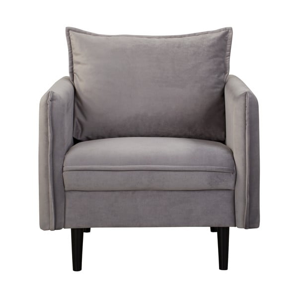 Siv žameten fotelj Juli – Ropez-image-2