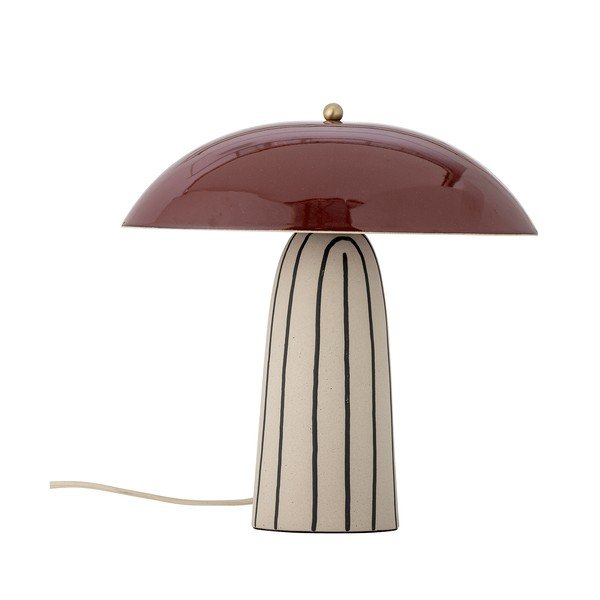 Keramična namizna svetilka s kovinskim senčilom (višina 32 cm) Arvid – Bloomingville
