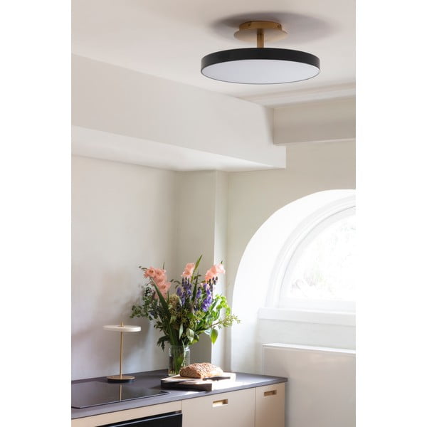 Črna LED stropna svetilka s kovinskim senčnikom ø 43 cm Asteria Up – UMAGE-image-4