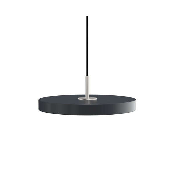 Antracitno siva LED viseča svetilka s kovinskim senčnikom ø 31 cm Asteria Mini – UMAGE