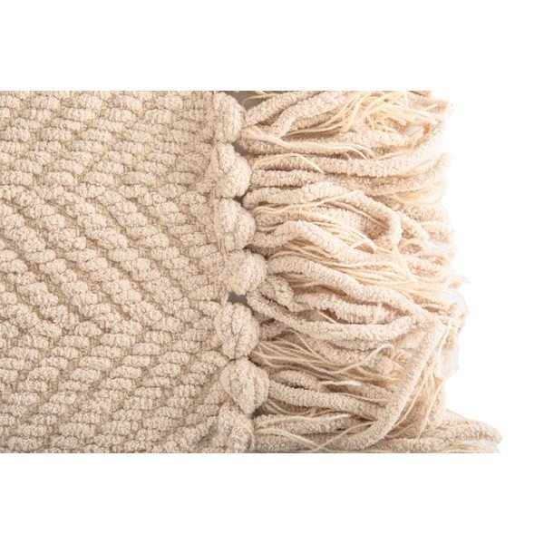 Belo-bež odeja iz šenila 130x170 cm Renee – Tiseco Home Studio-image-2