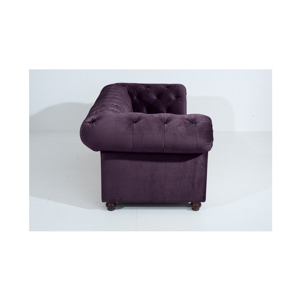 Vijoličen kavč Max Winzer Orleans Velvet, 216 cm-image-3