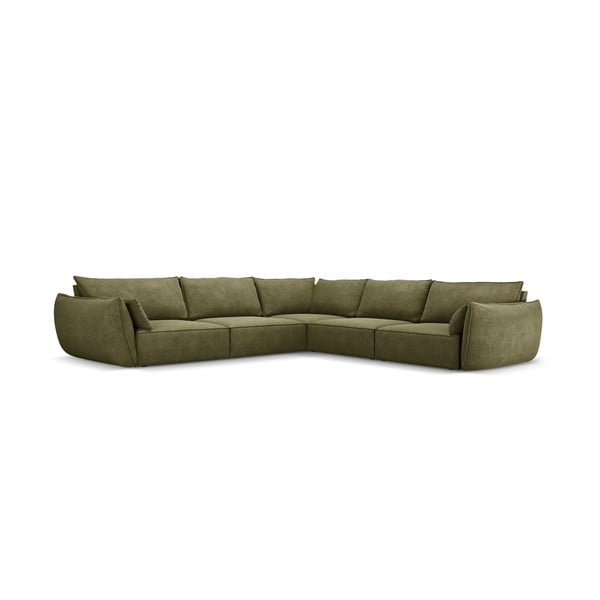 Zelen kotni kavč (obojestranski) Vanda - Mazzini Sofas-image-2