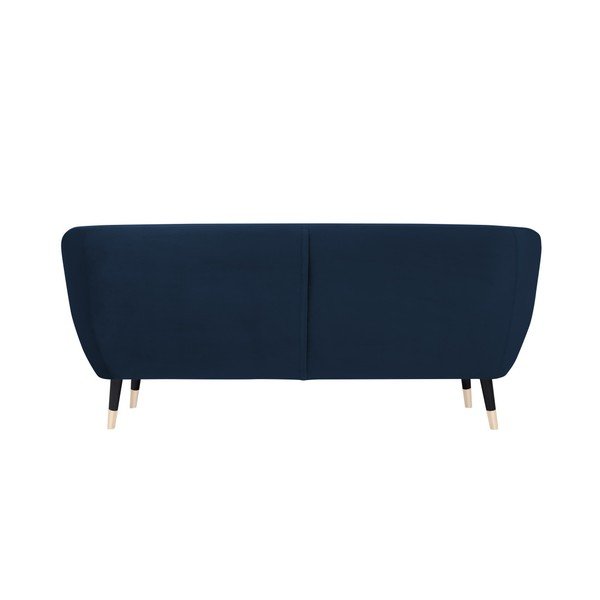 Temno modra zofa s črnimi nogami Mazzini Sofas Benito, 188 cm-image-4