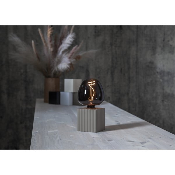 Svetlo siva noga svetilke 10 cm Box – Star Trading-image-3