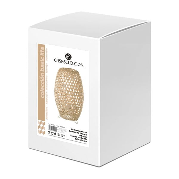 Bambusova namizna svetilka v naravni barvi z bambusovim senčnikom (višina 36 cm) Natural Way – Casa Selección-image-3