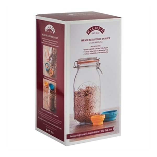 Posoda za hrano z mericami Kilner, 2 l-image-1