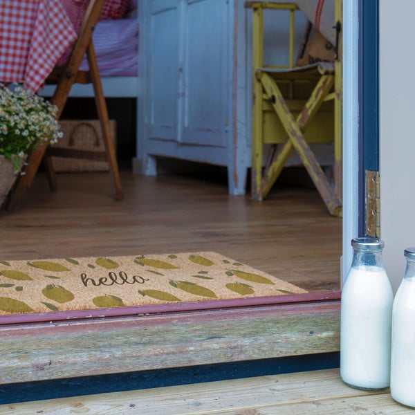 Predpražnik iz kokosovih vlaken 40x120 cm Hello Lemons – Artsy Doormats-image-2