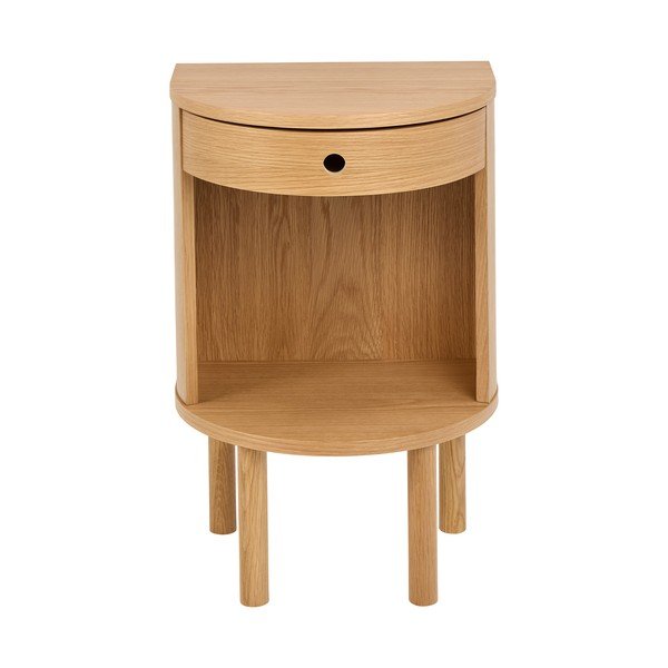 Nočna omarica v hrastovem dekorju v svetli naravni barvi Paron – Actona