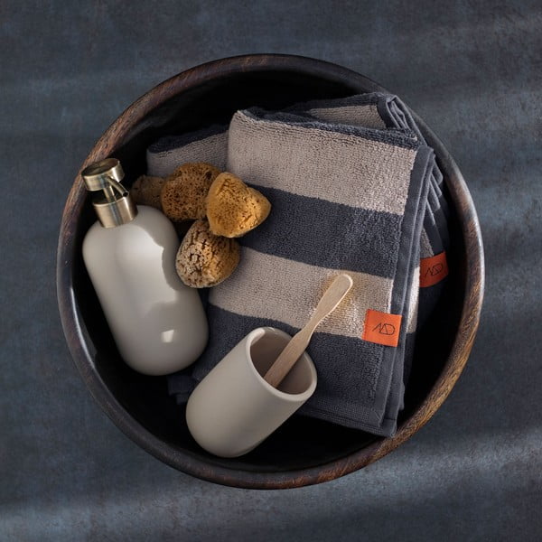 Kremno bela keramična WC ščetka Lotus - Mette Ditmer Denmark-image-2