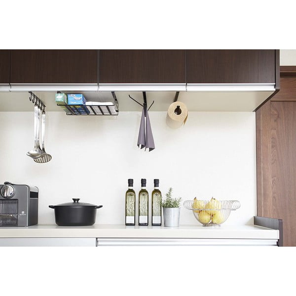 Črno viseče držalo za papirnatne brisače Yamazaki Tower-image-2