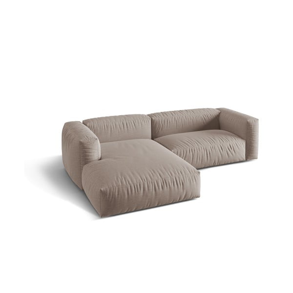 Bež kotna sedežna garnitura (levi kot) Martina – Micadoni Home-image-2