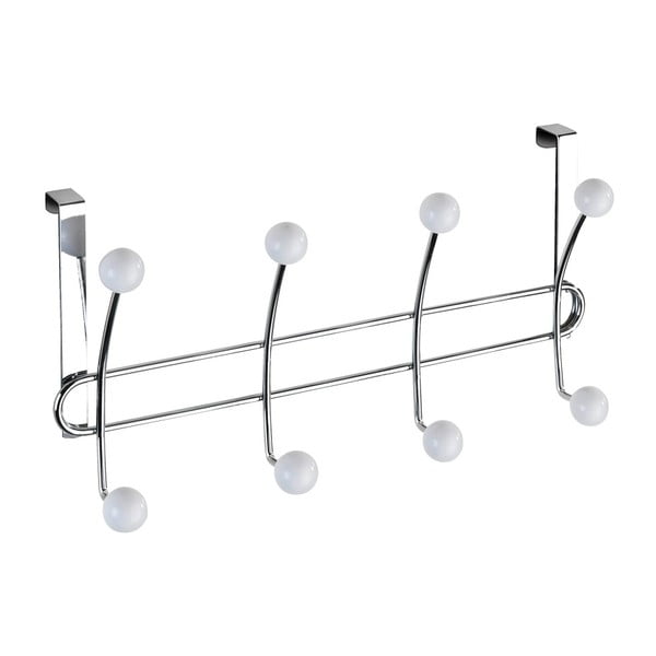 Siv kovinski obešalnik za vrata 7 cm Lissa - Wenko-image-2