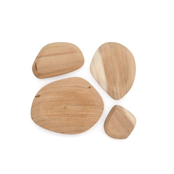 Lesene stenska dekoracija v kompletu 4 ks Selem – Kave Home