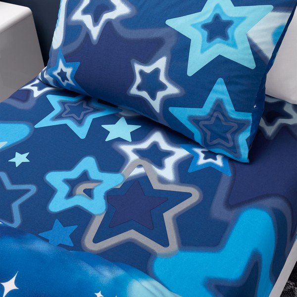 Enojna otroška rjuha 90x190 cm Ombre Stars – Catherine Lansfield