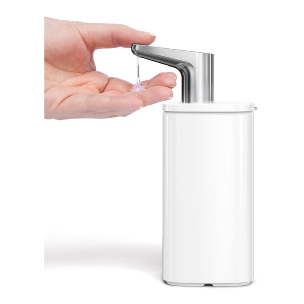 Bel jeklen dozirnik za milo 295 ml Pulse – simplehuman-image-3