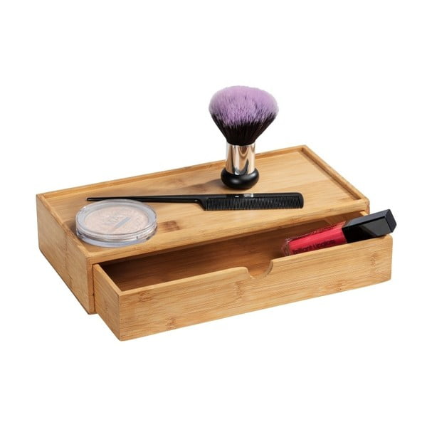 Bambusova škatla za shranjevanje s predalom Wenko Terra-image-1