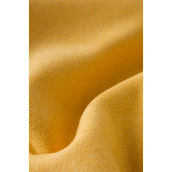 Rumena pletena odeja Euromant Basics, 140 x 160 cm-image-3