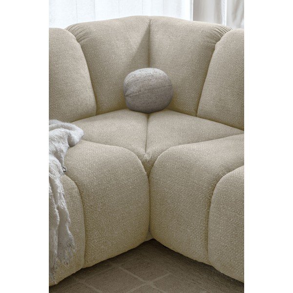 Bež kotna sedežna garnitura (desni kot/v obliki črke "U") Shell – Miuform-image-4