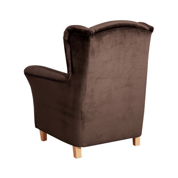 Rjav fotelj Max Winzer Agnetha Suede-image-2