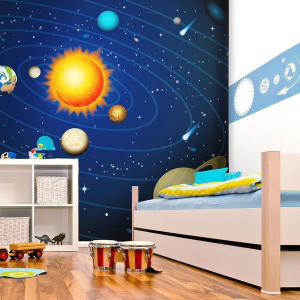 Tapeta velikega formata Artgeist Solar System, 200 x 154 cm-image-1