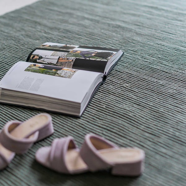 Temno zelen tekač iz jute 75x245 cm Ribbon - Mette Ditmer Denmark-image-3