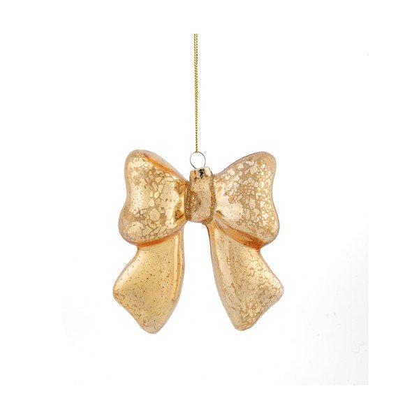 Steklen okrasek za jelko 3,5 cm Bow – Sass & Belle