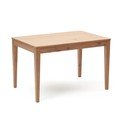 Raztegljiva jedilna miza z dodatno ploščo v hrastovem dekorju 80x120 cm Yain – Kave Home