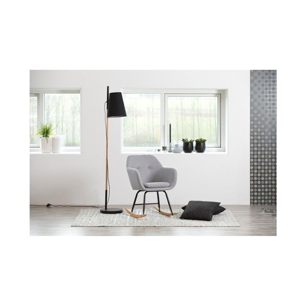 Svetlo siv gugalnik stol Actona Emilia-image-1