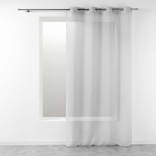 Siva prosojna zavesa 140x280 cm Telma – douceur d'intérieur