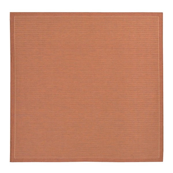 Oranžna zunanja preproga Floorita Tatami, 200 x 200 cm