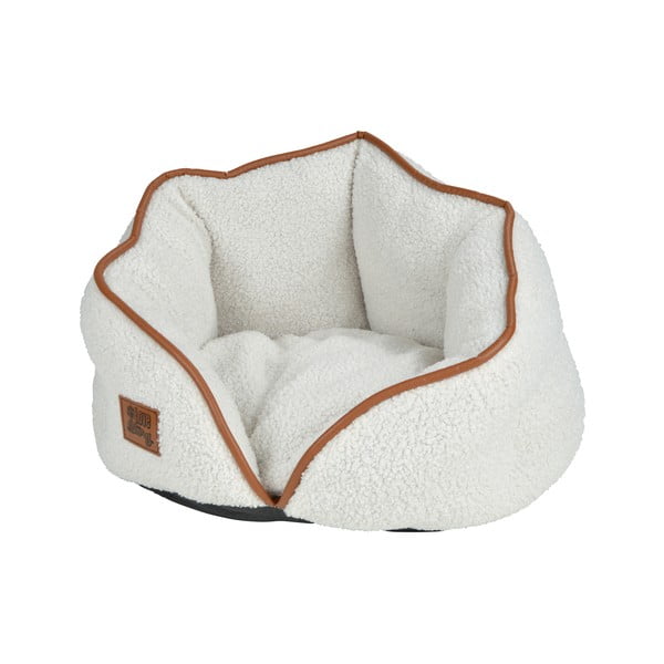 Kremno bela postelja za pse 32x40 cm – Love Story