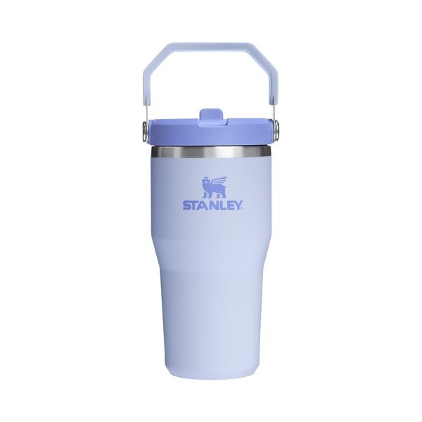 Vijolična termovka iz nerjavečega jekla 600 ml IceFlow™ Flip Straw 2.0 Tumbler Dew Drop – Stanley