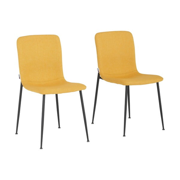 Rumeni jedilni stoli v kompletu 2 kos Faye - Støraa -image-3