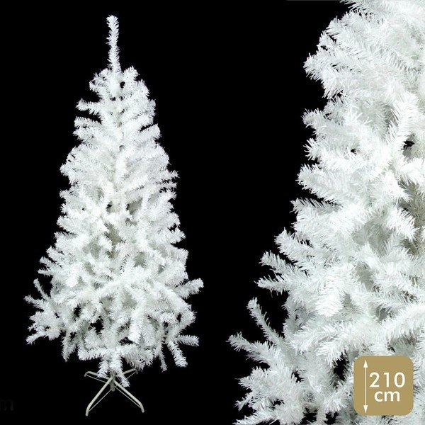 Belo božično drevo Unimasa, višina 210 cm-image-1
