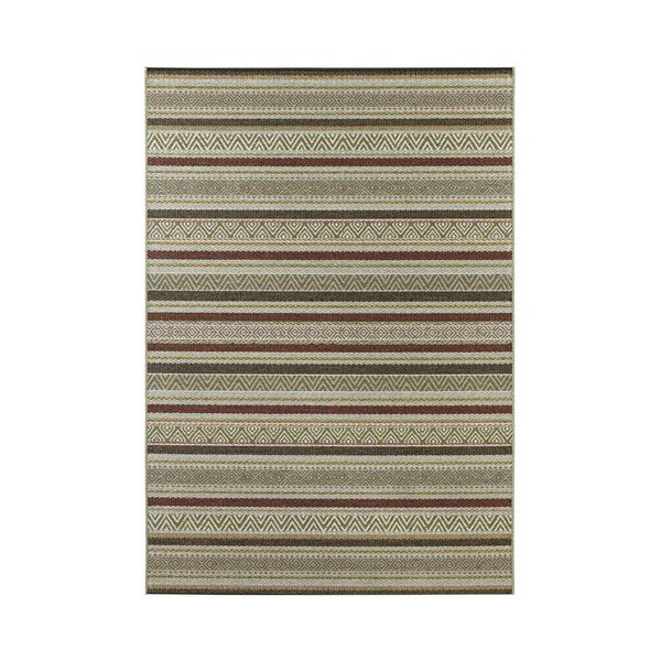Zelena zunanja preproga Elle Decoration Bloom Rodez, 80 x 150 cm