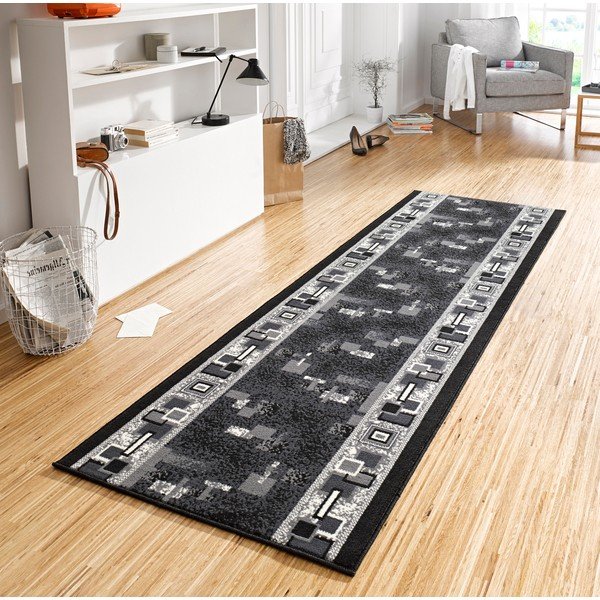 Siva tekačica Hanse Home Retro, 80 x 350 cm-image-1