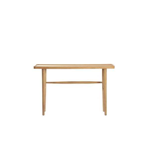 Stranska mizica iz masivnega manga v naravni barvi 30x120 cm Qiano – Light & Living-image-1