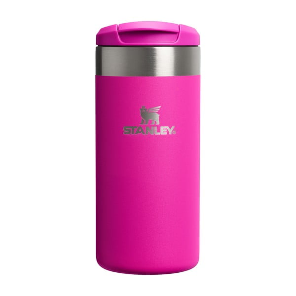 Rožnat termo lonček iz nerjavečega jekla 350 ml AeroLight™ Transit Mug Violet Blossom – Stanley