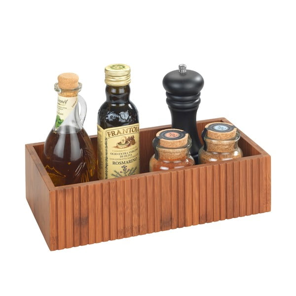 Škatla za shranjevanje iz bambusa v naravni barvi 30x15x8 cm Mera – Wenko-image-4