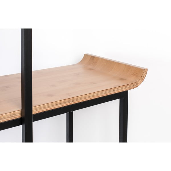 Črn bambusov regal 114x148 cm Flodka – Zuiver-image-1