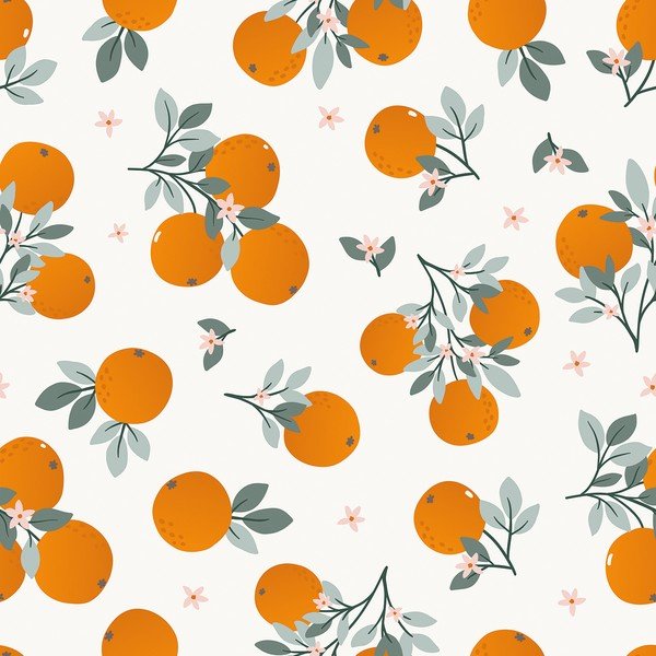 Otroška tapeta 10 m x 50 cm Tangerine – Lilipinso