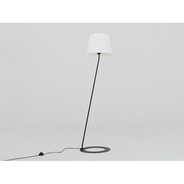 Belo-črna talna svetilka Shade - CustomForm-image-1